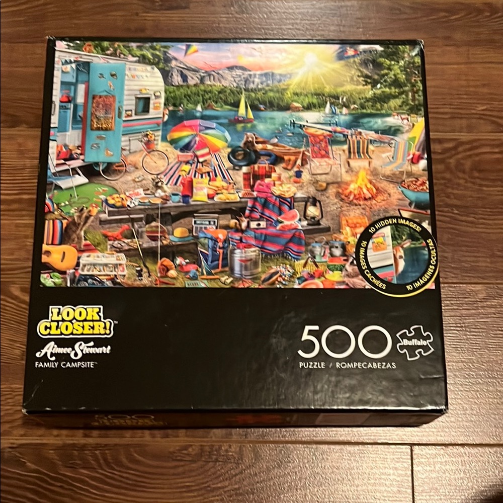 Buffalo Family Campsite Puzzle